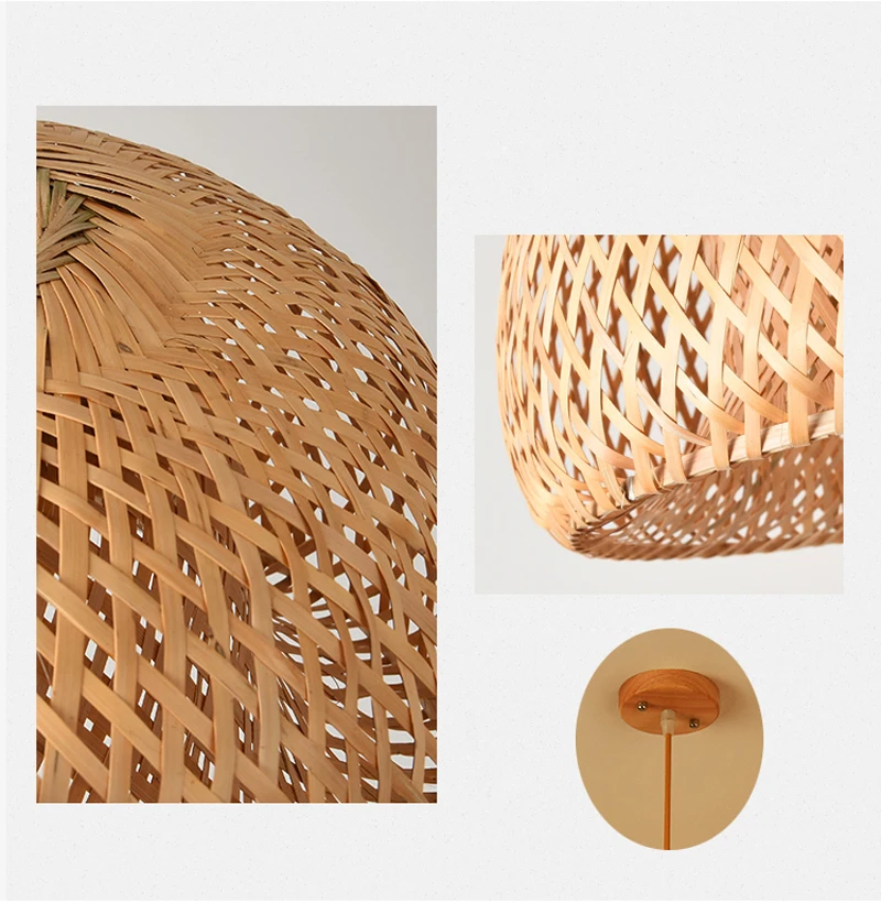S97c05fa11b6e4910910ecd77cf27a2a8b Hand Knitted Chinese Style Weaving Hanging Lamps 18/19/30cm Restaurant Home Decor Lighting Fixtures Bamboo Pendant Lamp
