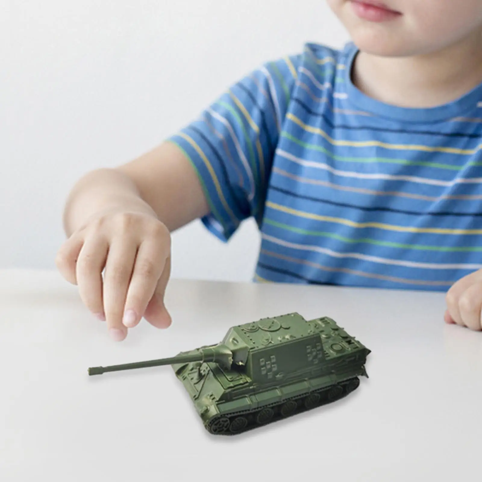 1/144 Building Model Kits Puzzles Miniature Assembled Tank Model 4D Tank Model for Party Favors Collection Children Kids Boys