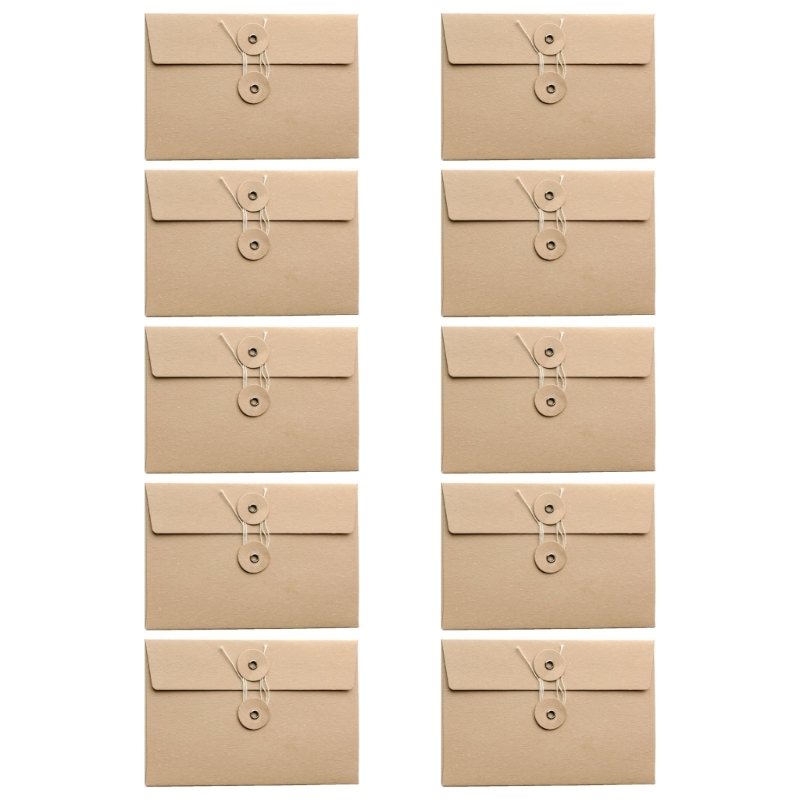 Enveloppes Interbureau Kraft Marron - Lot De 200 - 30,5 X 22,9 Cm - Avec Ficelle Et Bouton - Pour Documents