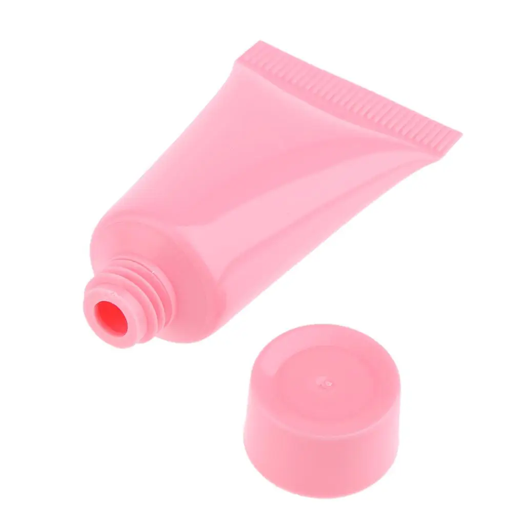10x Smooth Plastic Hand Cream Squeeze Tubes Conditioner Sample Bottles Vials