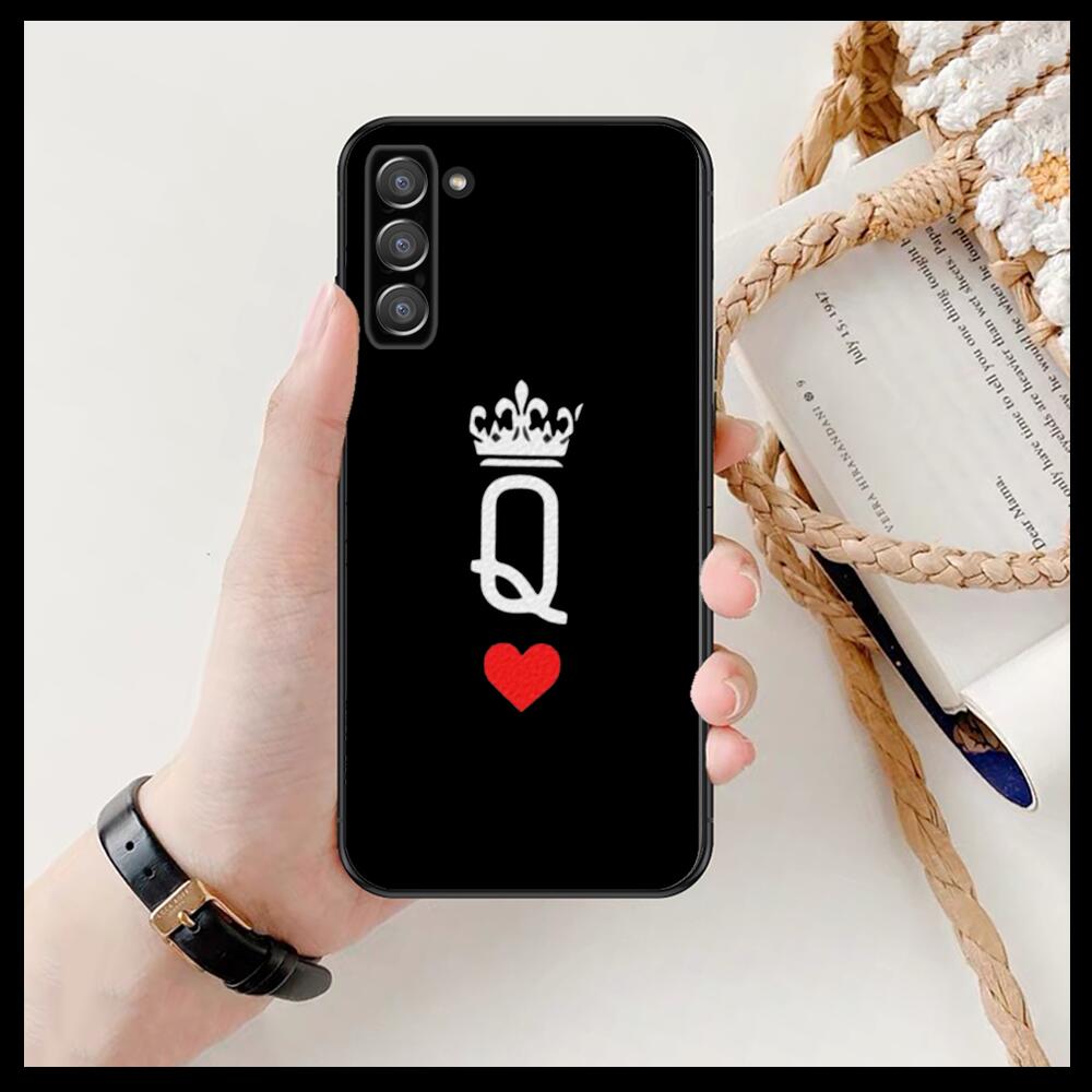 Чехол для SamSung, Galaxy s6, s7, S8, S9, S10E, S20, S21, S5, S30 Plus, S20  fe, 5G, Lite, Ultra Edge, корона, пара | AliExpress