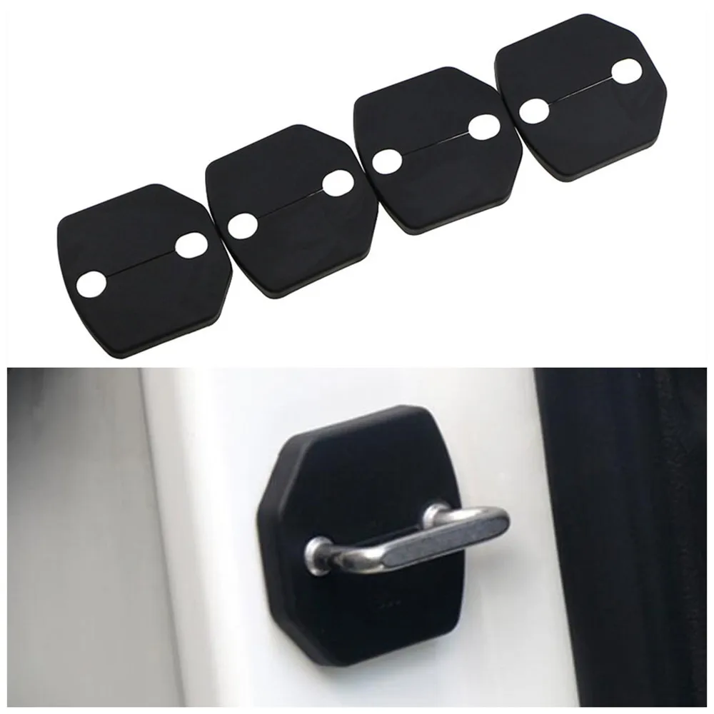 Cubierta de cerradura de puerta Ford en ABS negro