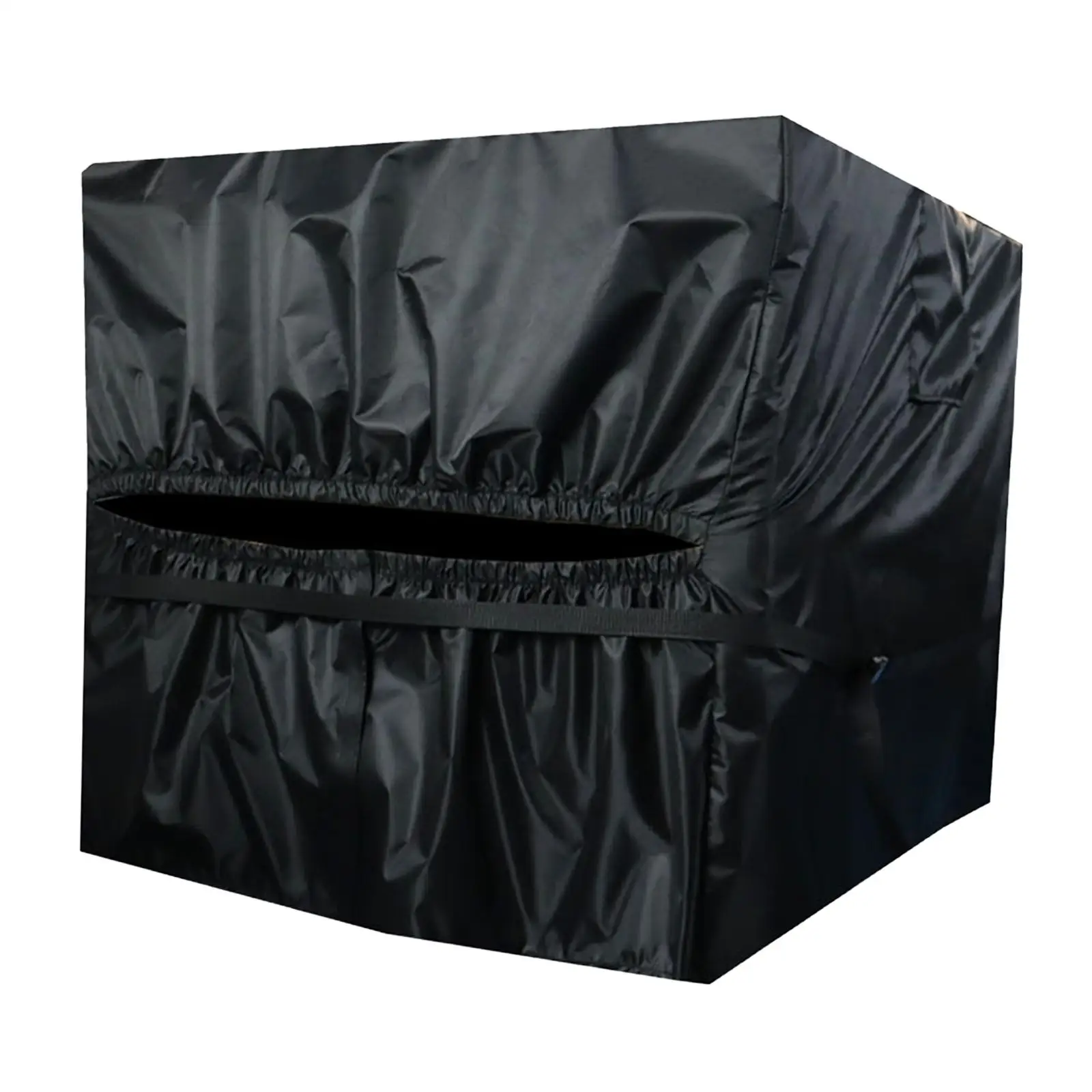 Pool Heater Cover Durable Furniture Covers Square Secure Fit Oxford Black Multifunction Dustproof for Outside Units for Outdoor