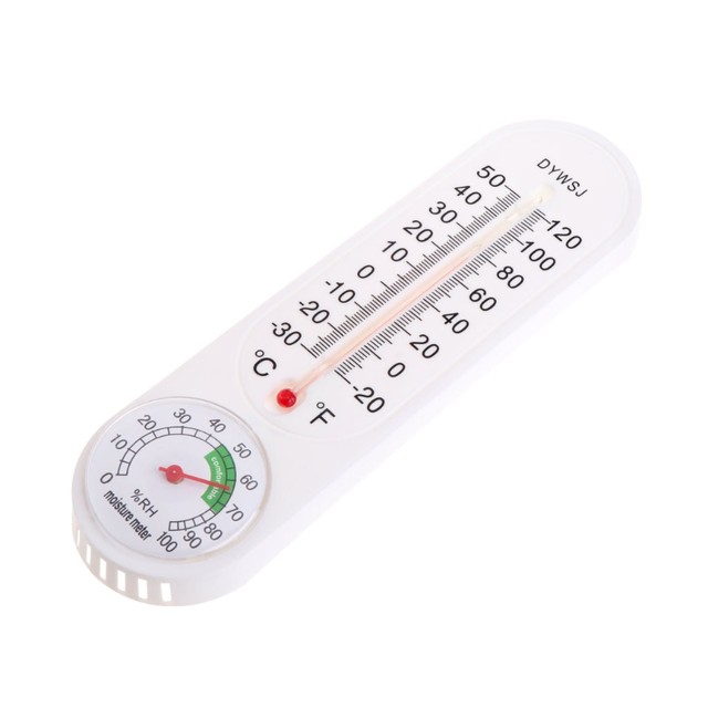 30CM Indoor Outdoor Thermometer Hygrometer Decorative Wall