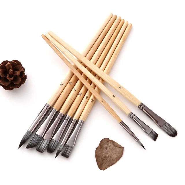 24Pcs Paint Brush Set for Acrylic Painting Body Paint Brushes for Canvas  Fabric Rock Painting Watercolor Beginners Pros Drawing - AliExpress