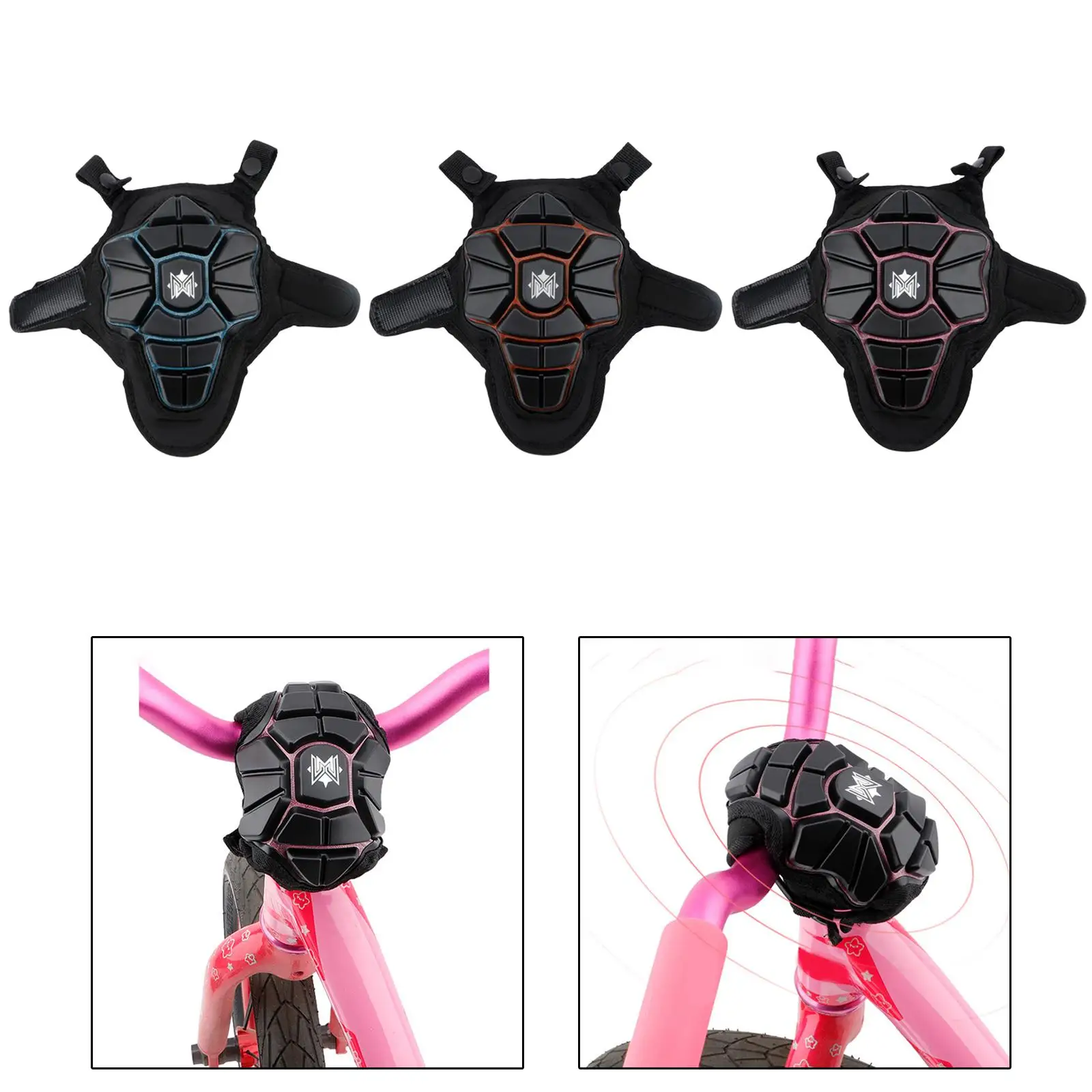 Children Chest Protection Anti-Collision Protector for Bike Stem Silicone