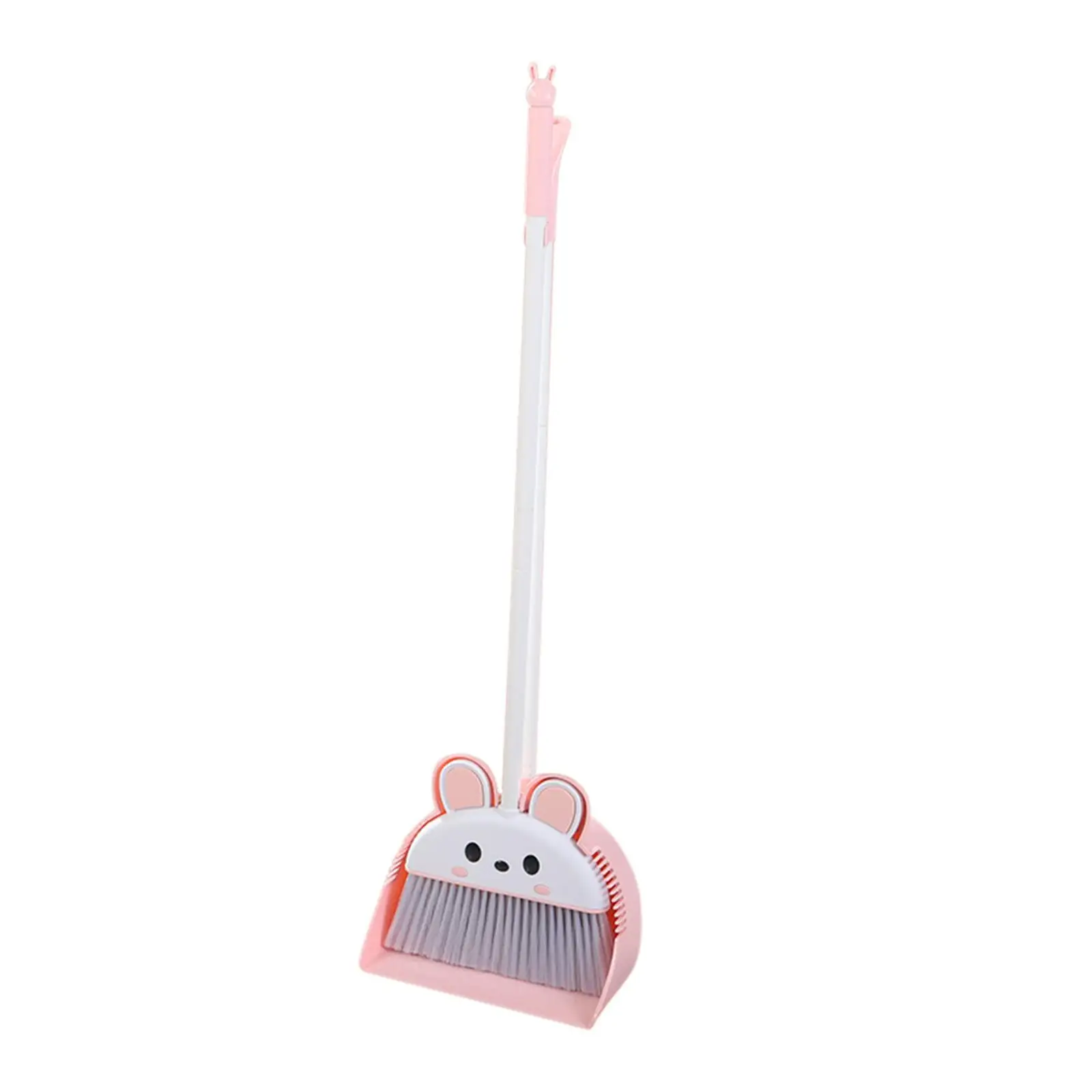 Dustpan Broom Combo Household Cleaning Broom Set Floor Cleaning Set Pet Dog Hair Sweeping Broom for Outdoor Toilet Kitchen Home