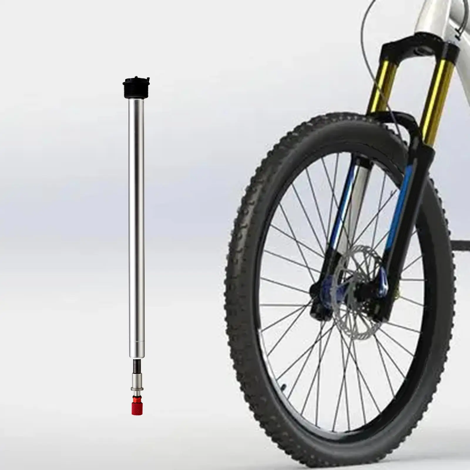 Bicycle Front Fork Repair Rod Easy to Install Bike Suspension Fork Professional Quality Air Pneumatic Rod for Mountain Bike