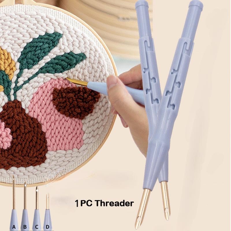 Description Picture 2 of itemEmbroidery Random Color Kit Punch Needle Stitching Tool Magic Embroidery Needle Pen Weaving Tool Knitting Sewing Tools for DIY