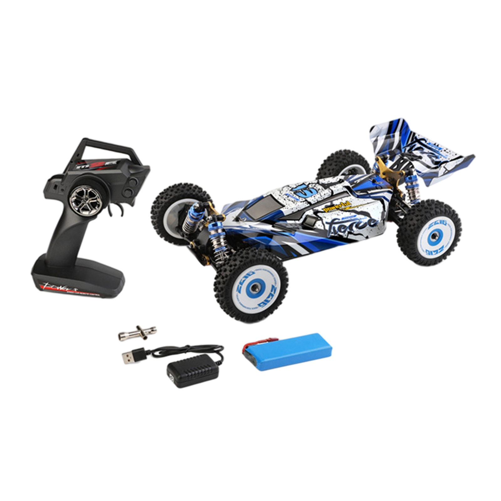 Wltoys 124017 Off-Road Machine Model Drift Car 70km/H 4WD Radio Controlled