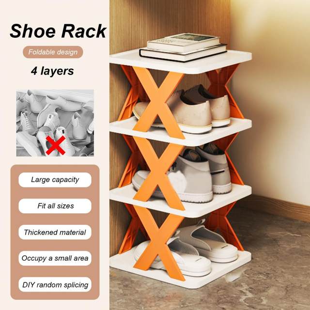 INNOKA Modern Pop On Shoe Rack with Sturdy Base Space-saving