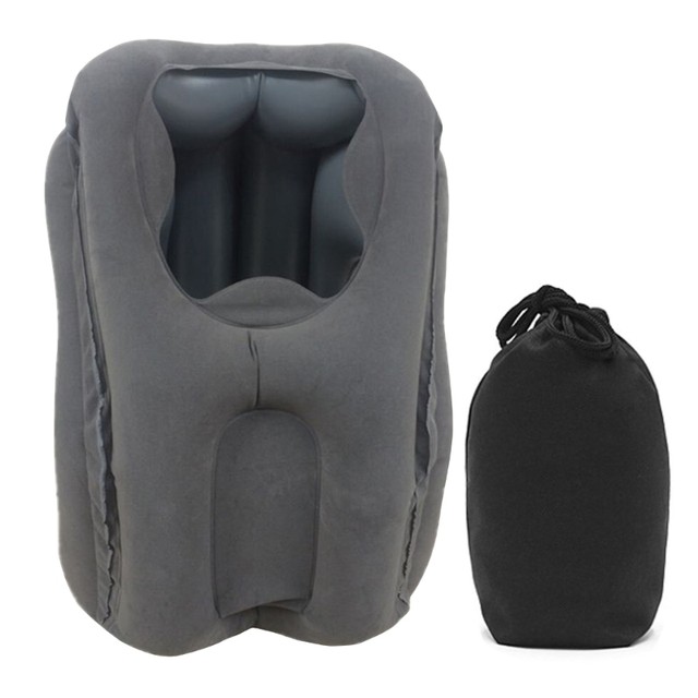 Comfort Inflatable Travel Pillow For Airplane Neck Head Rest Face Down  Sleeping Tool PVC Flocking Magic Furniture - AliExpress