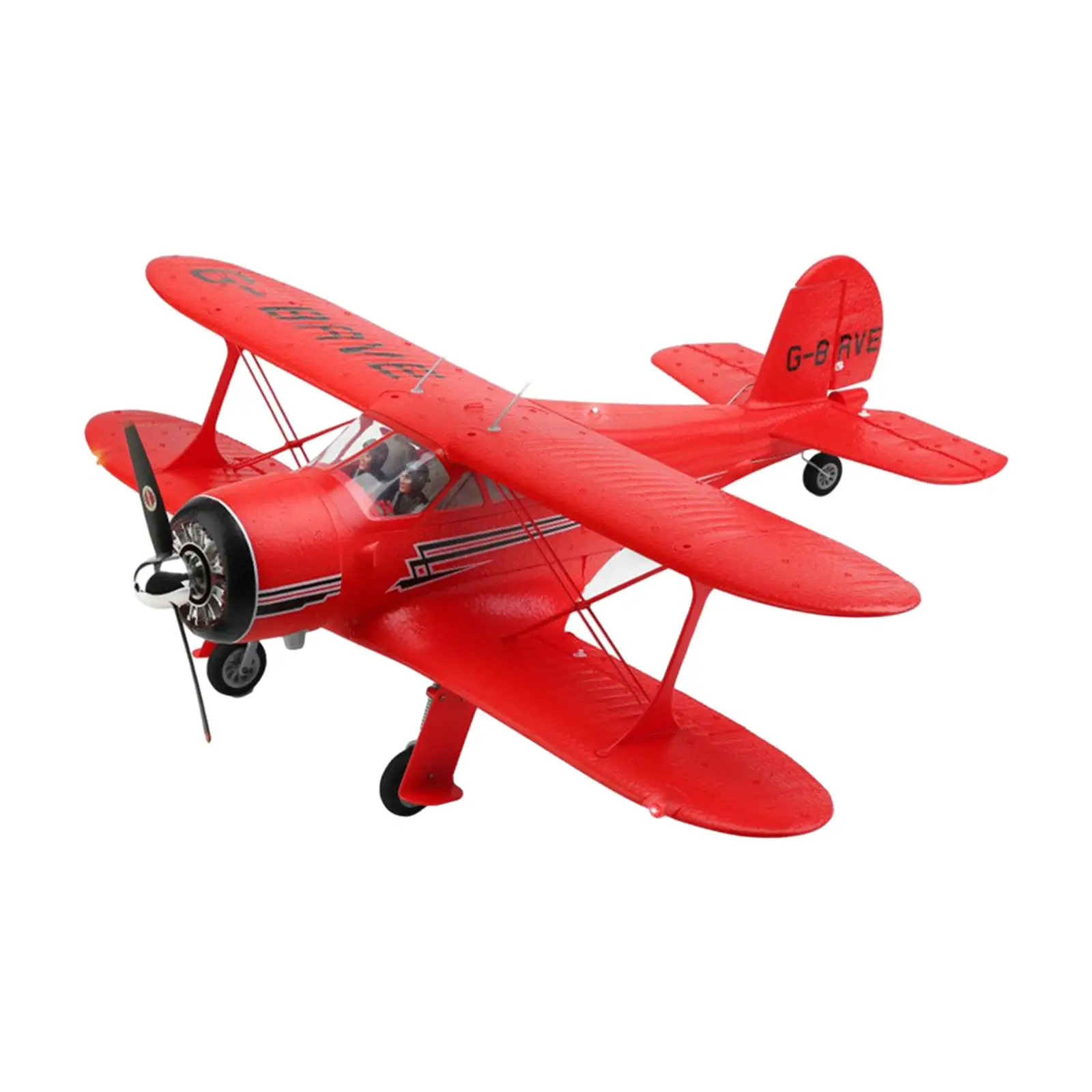 Wltoys A300 Beech D17S RC Plane with 3D/6G Mode Brushless Motor Easy to Fly 4 Channel EPP Biplane for Kids Adults Beginner Gifts