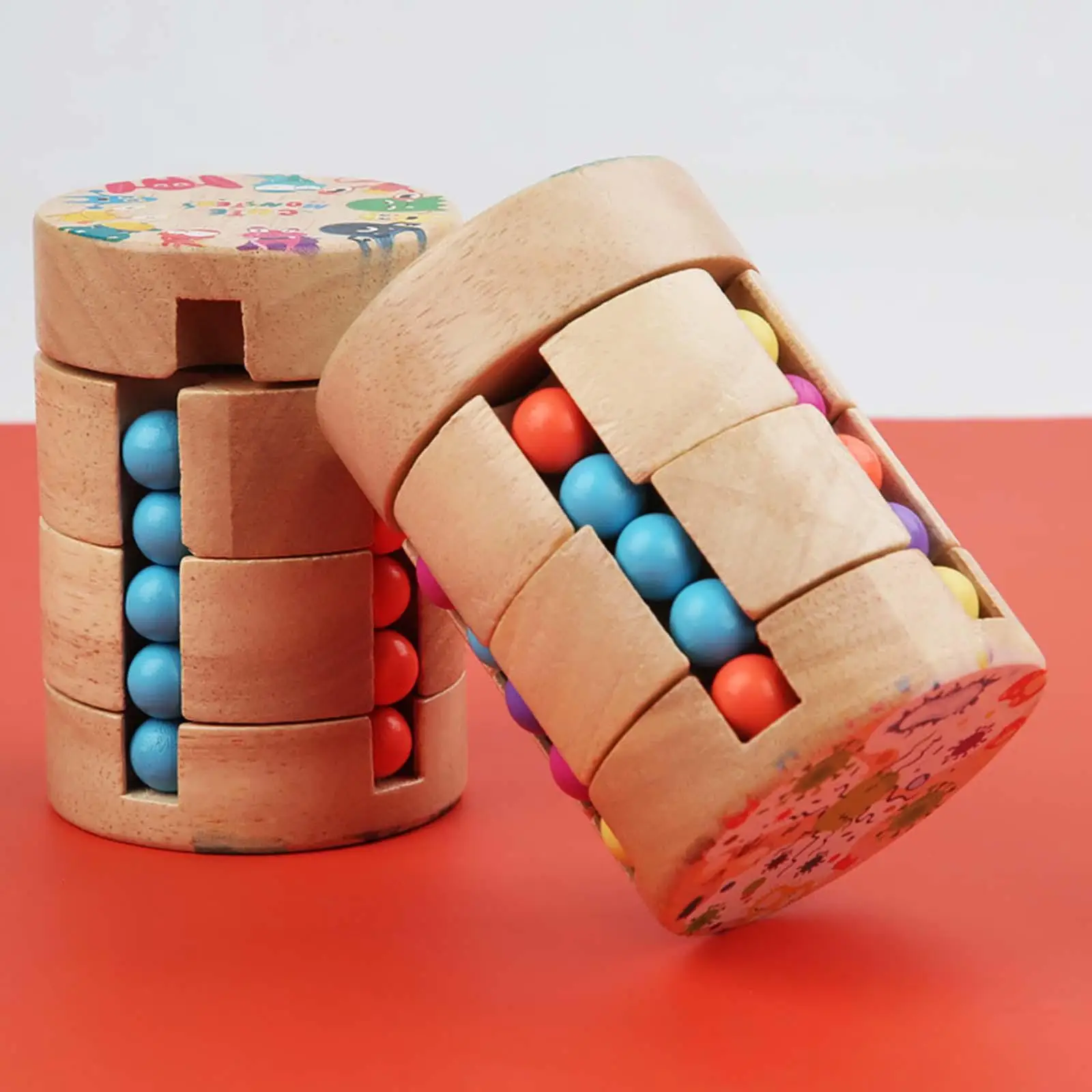 Wooden Beads Educational Intelligence Development Toy Play Fun for Boys Girls Kids Birthday Gifts