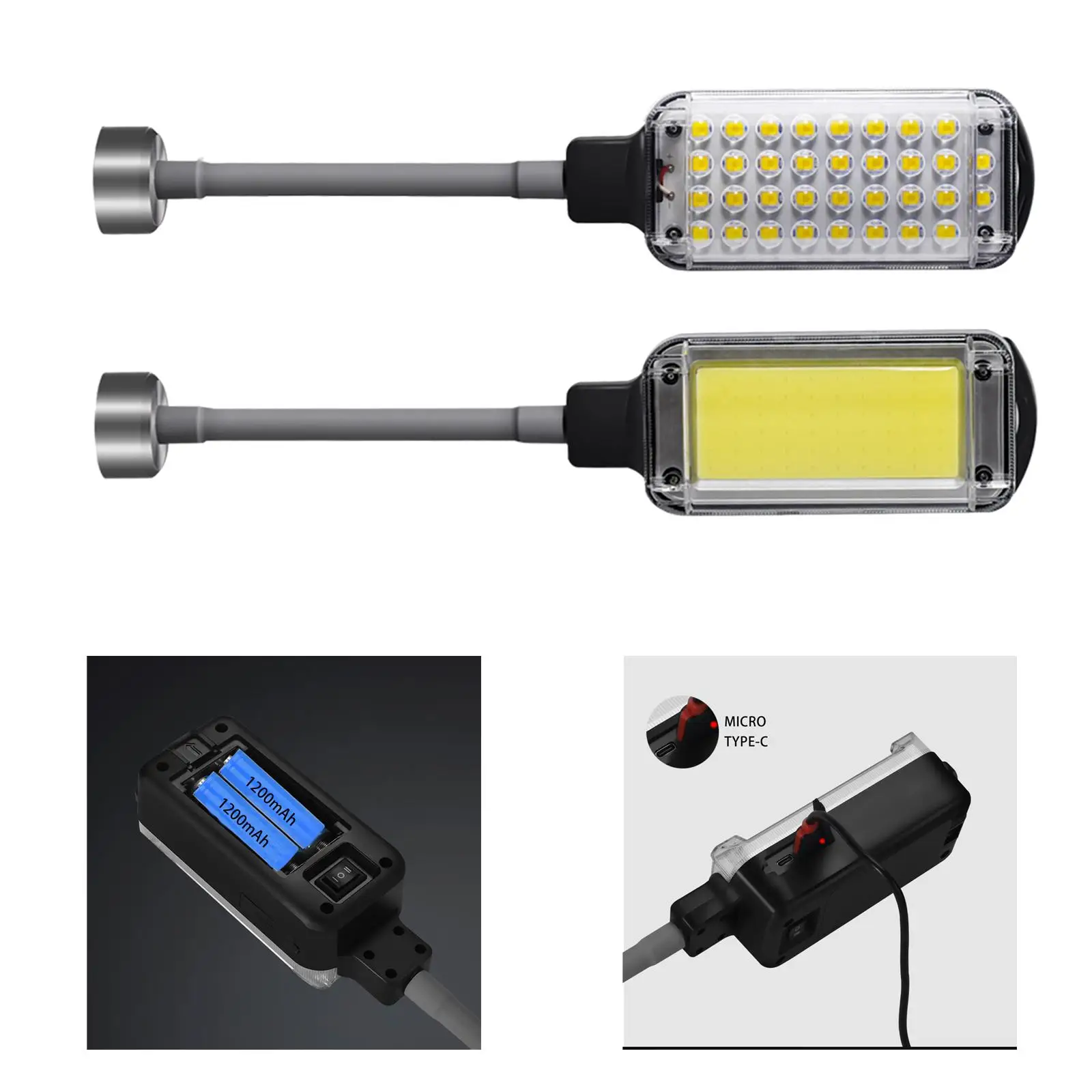 LED Work Light, Rechargeable Work Light, Portable Magnetic LED Work Light,