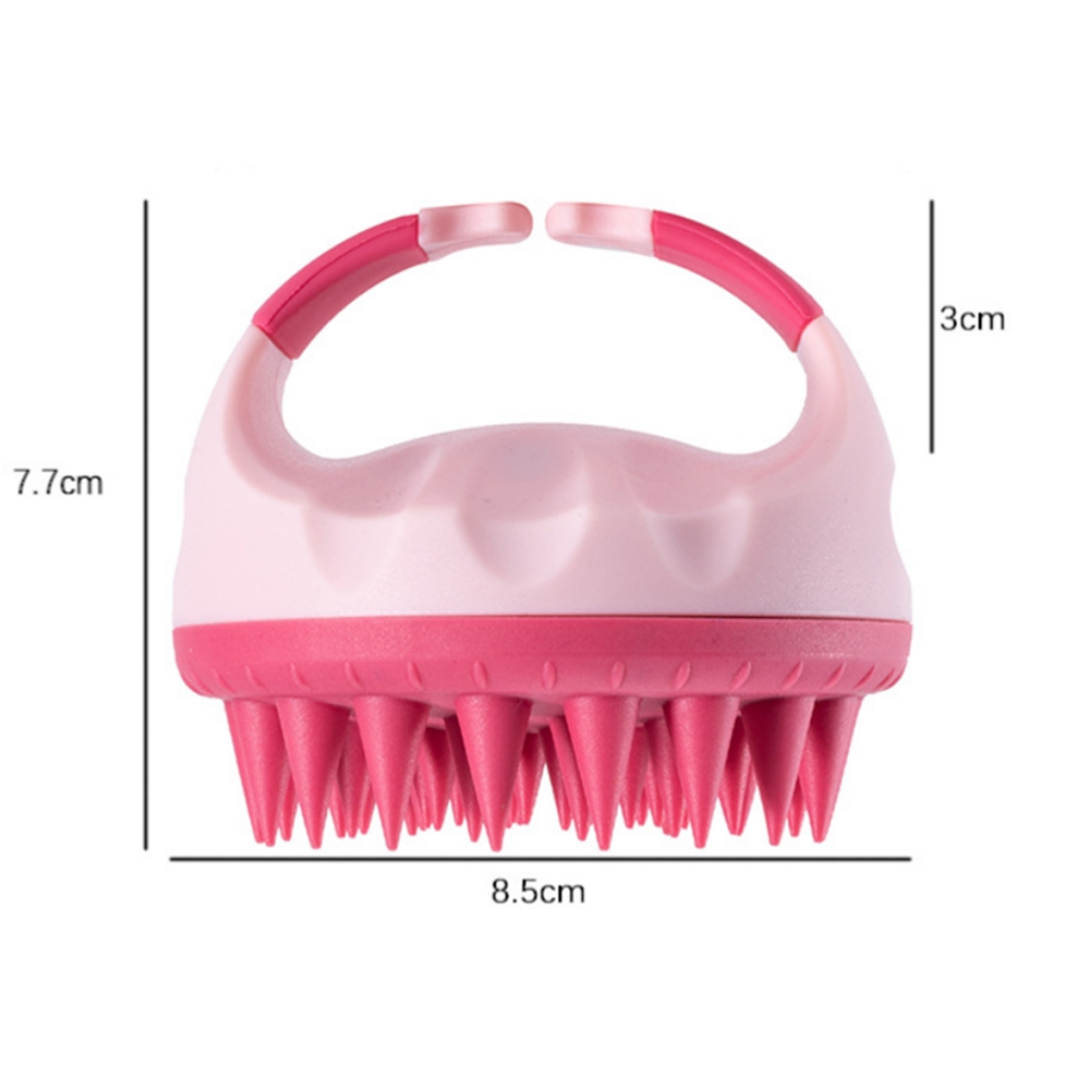 Best of Silicone Shampoo Brush Head Scalp Massage Comb Hair Washing Comb Hair Massager Brush Shower Bath Brush Salon Hairdressing Tool Reviews & Tips - Image 6