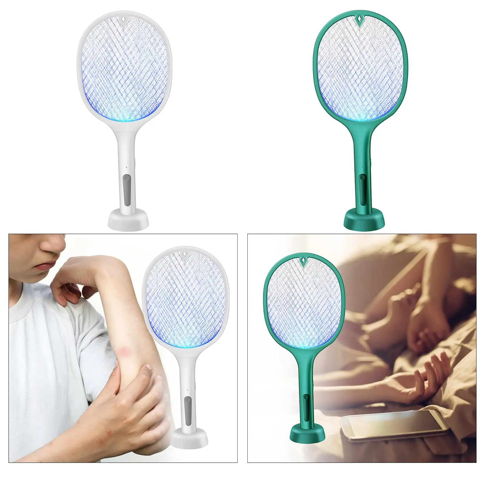 Electric Fly Swatter and Mosquito Lights Dual Modes for Camping Home Summer