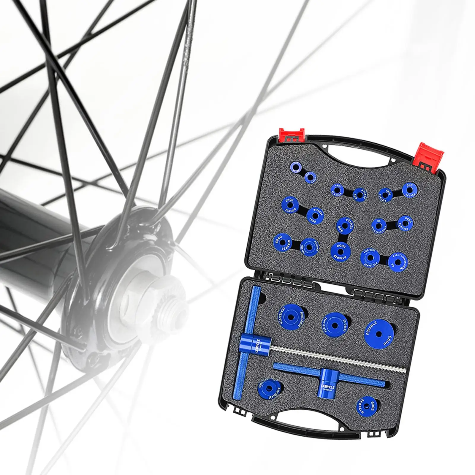Bike Bearing Press Set Durable Drum Bearing Press Soft Tail Frame Bike Tool for Cycles