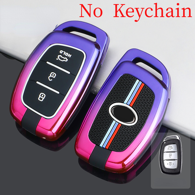 Nuova custodia per chiave a distanza per auto in lega Shell per Hyundai Tucson Sonata Santa Fe Elantra Accent Solaris Verna ix25 ix35 i20 i30 i40 - S98110bd768d2453b8859d59f5be74e78o