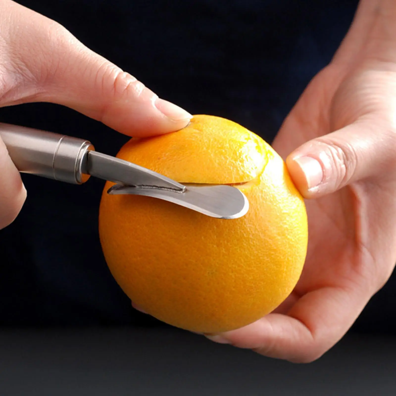 Stainless Steel Orange Peel Removal Grapefruit Opener Practical Fruit Opener Lemon Peel Cutter Slicer for Kitchen Home