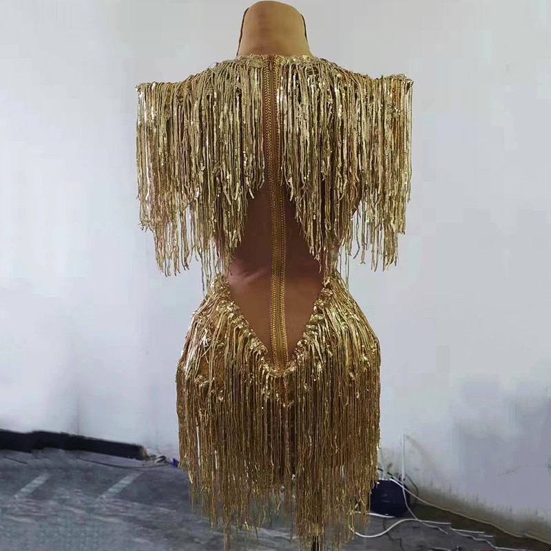 gold fringe for dress SOLD Loris Azzaro Couture Gold Chain Fringe Collar Black Maxi Dress 19 –  Palm Beach Vintage