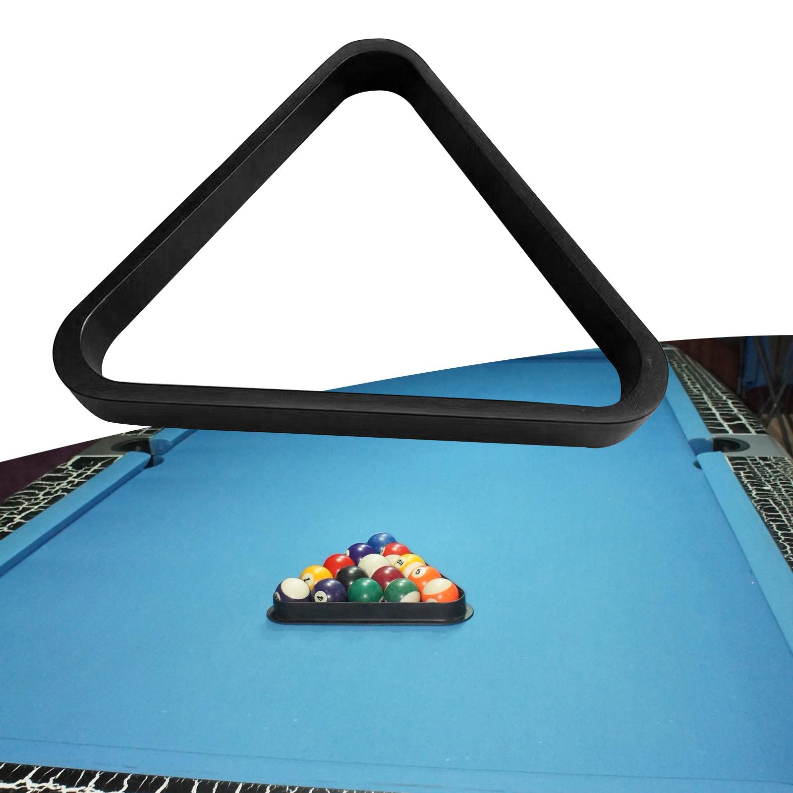 Wood Billiard Triangle Ball Rack Pool Rack Table Pool Ball Rack for 2inch Pool Balls Professional Beginners Indoor Game Practice