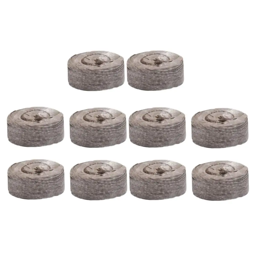 10 Pcs 30mm Pellets Seed Starting Plugs Pallet Seedling Soil Block Seeds Starter Professional Tool Easy to Operate