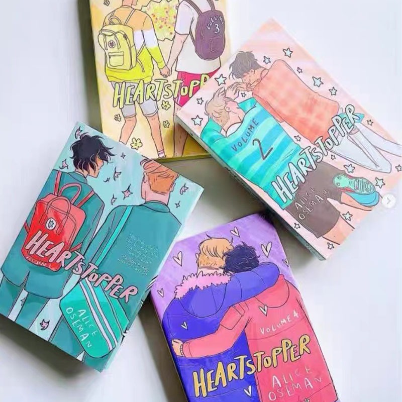 Hearts topper Serie Band 1-4 Bücher von Alice Oseman Hearts topper Serie Band 1-4 Bücher von Alice Oseman gesetzt – Detail 2