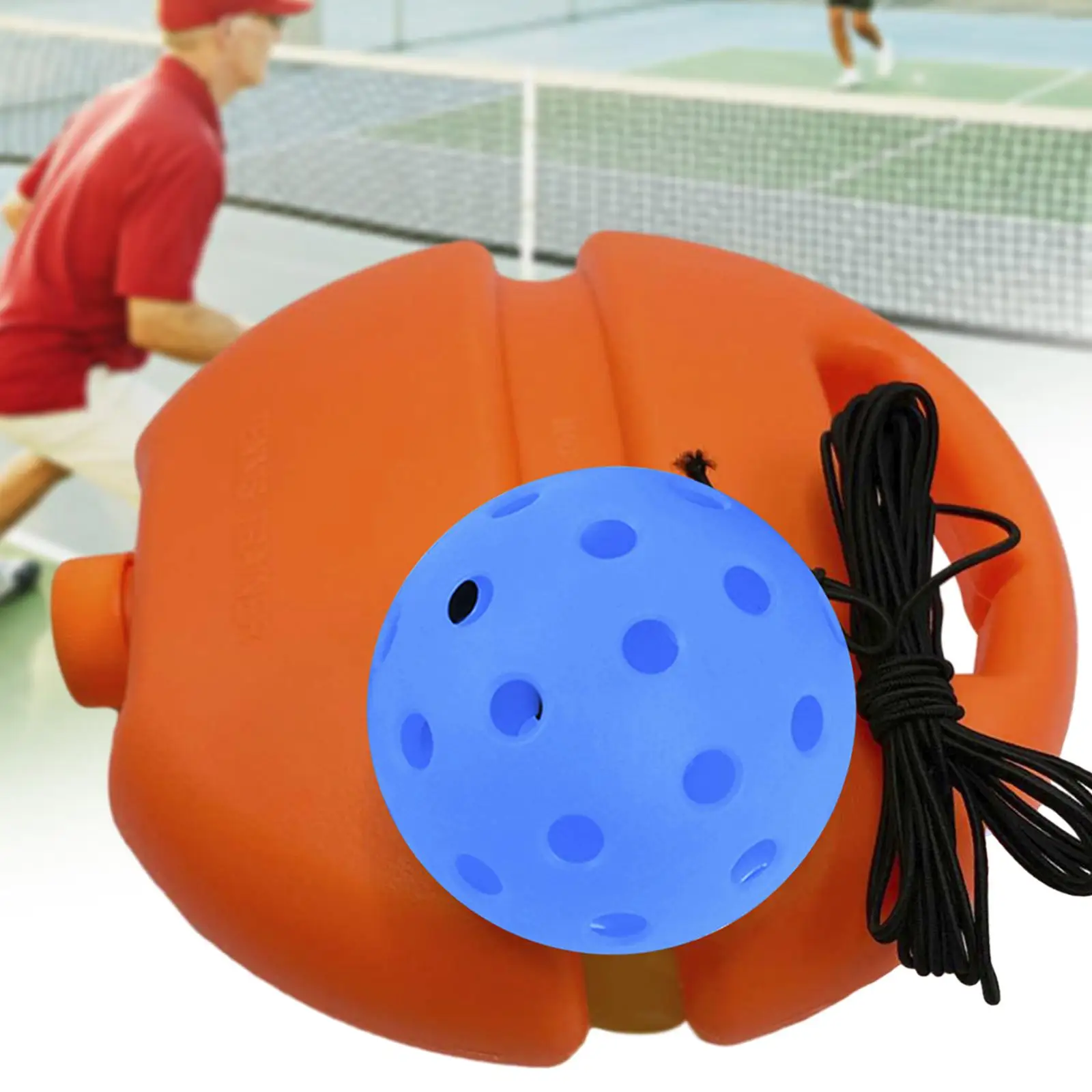 Pickleball Trainer Pickleball Ball with Rope Sport Pickleball Accessories 40 Holes Pickleball Rebound Ball With Cord
