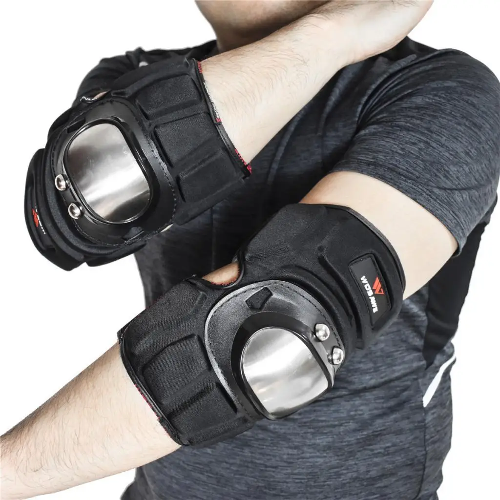 Skateboard Cycling Adults Padded Compression Elbow Pads with Wrist Guards