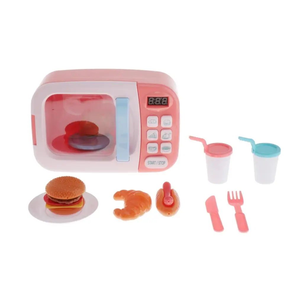 Electric Microwave Toy Complement Children` for Battery Operated
