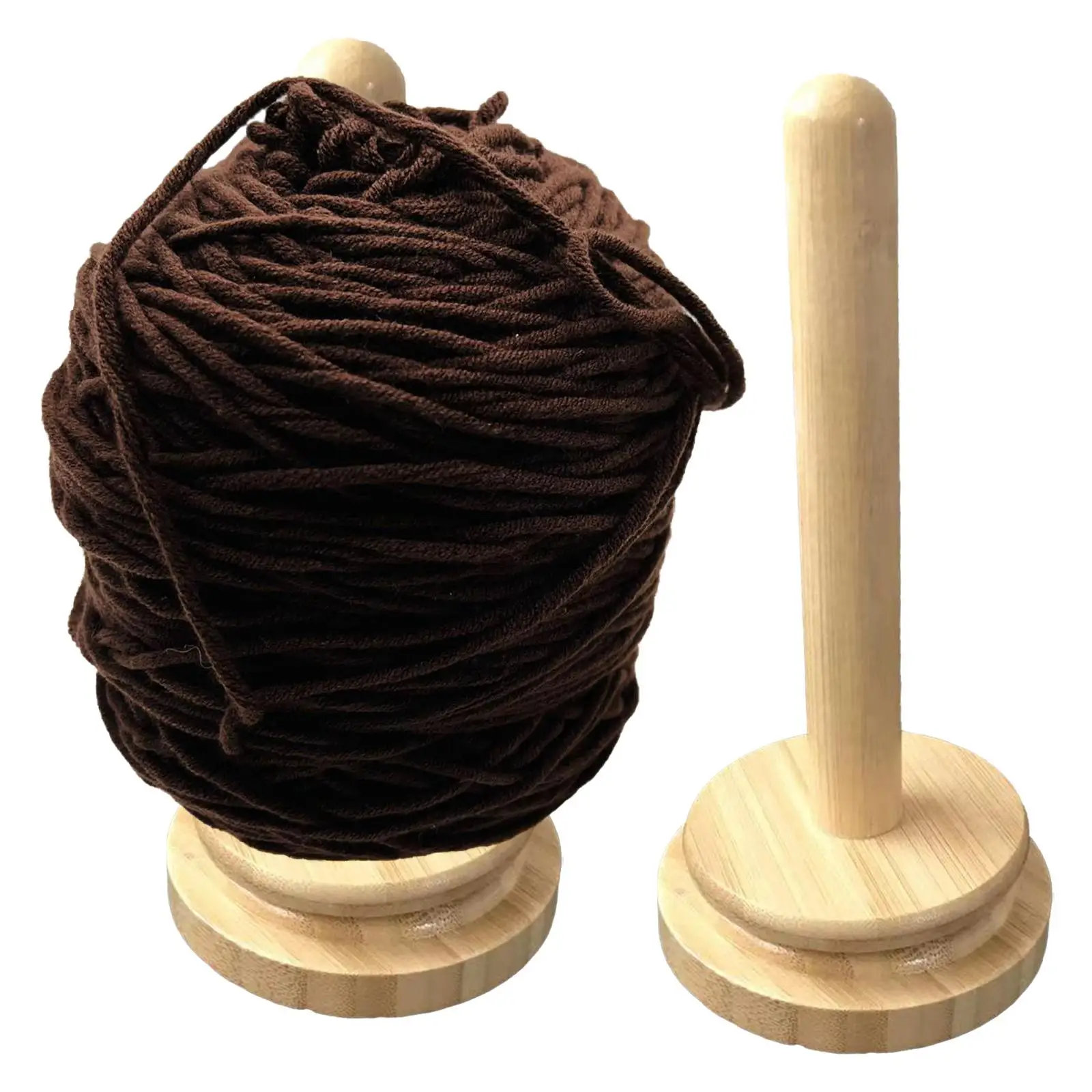 Ball Holder Knot Cupcake Storage Embroidery Ball Paper Towel Holder Spindle Bamboo Yarn Bowl Holder Bamboo Yarn Bowl Holder Set