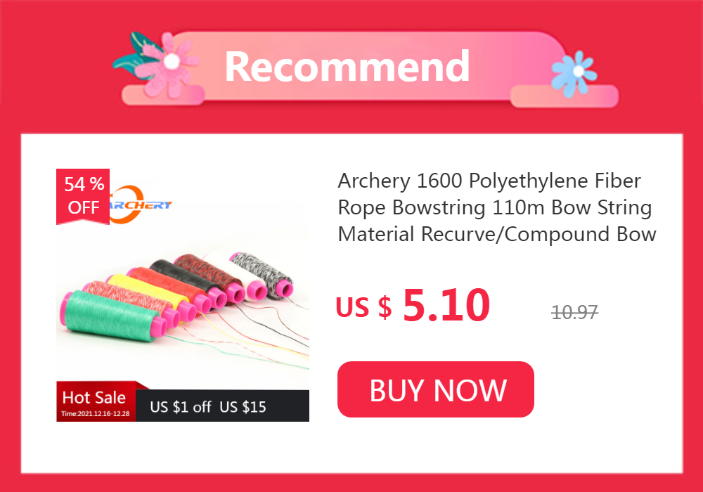 Toparchery110 Meter UPE Diameter 0.4mm 3-ply Rope Protect your Bow String Serving Jig Tool Archery Serving Thread Rope Protector