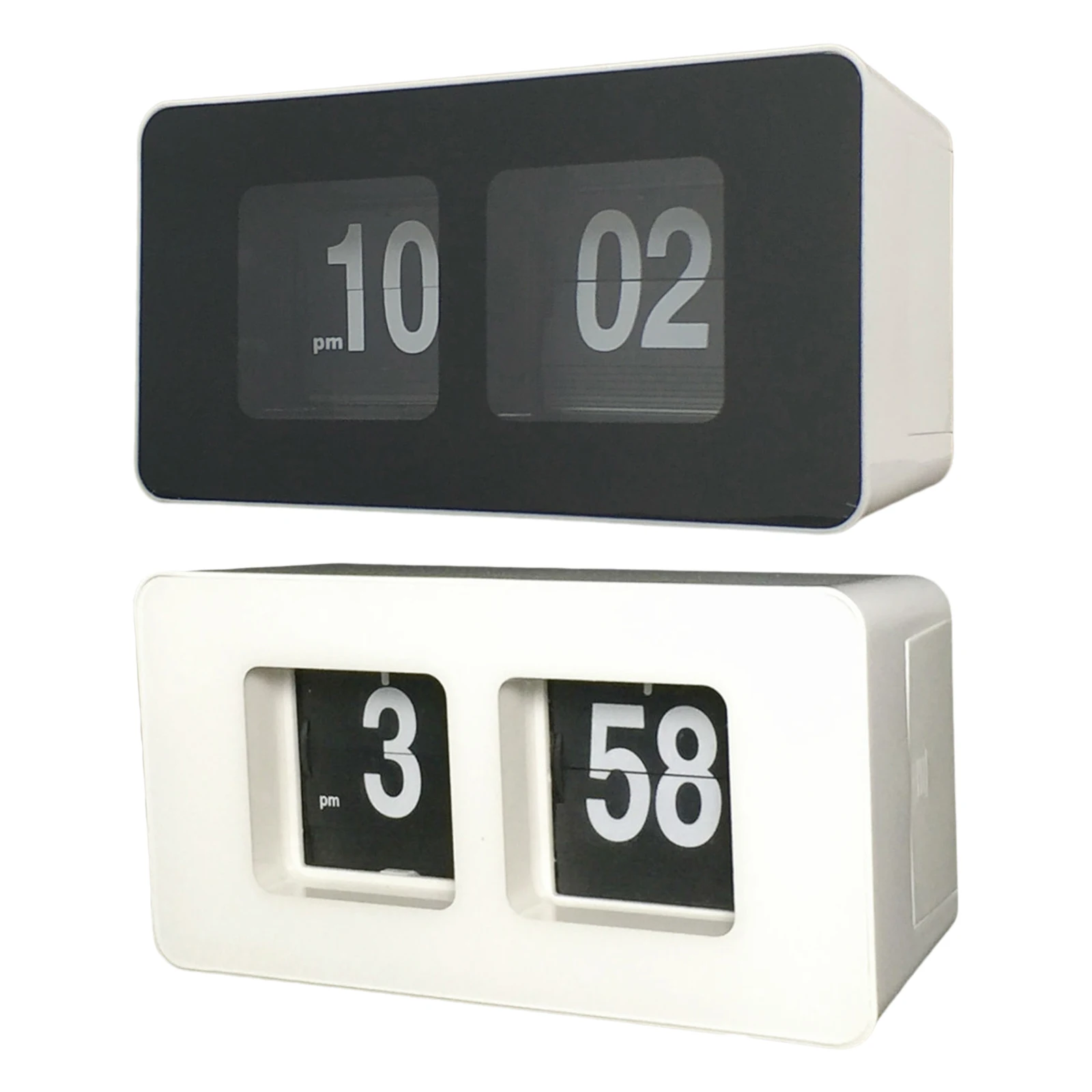 2pcs Auto Clock Clock Battery Operated Silent Sweep Bedroom 