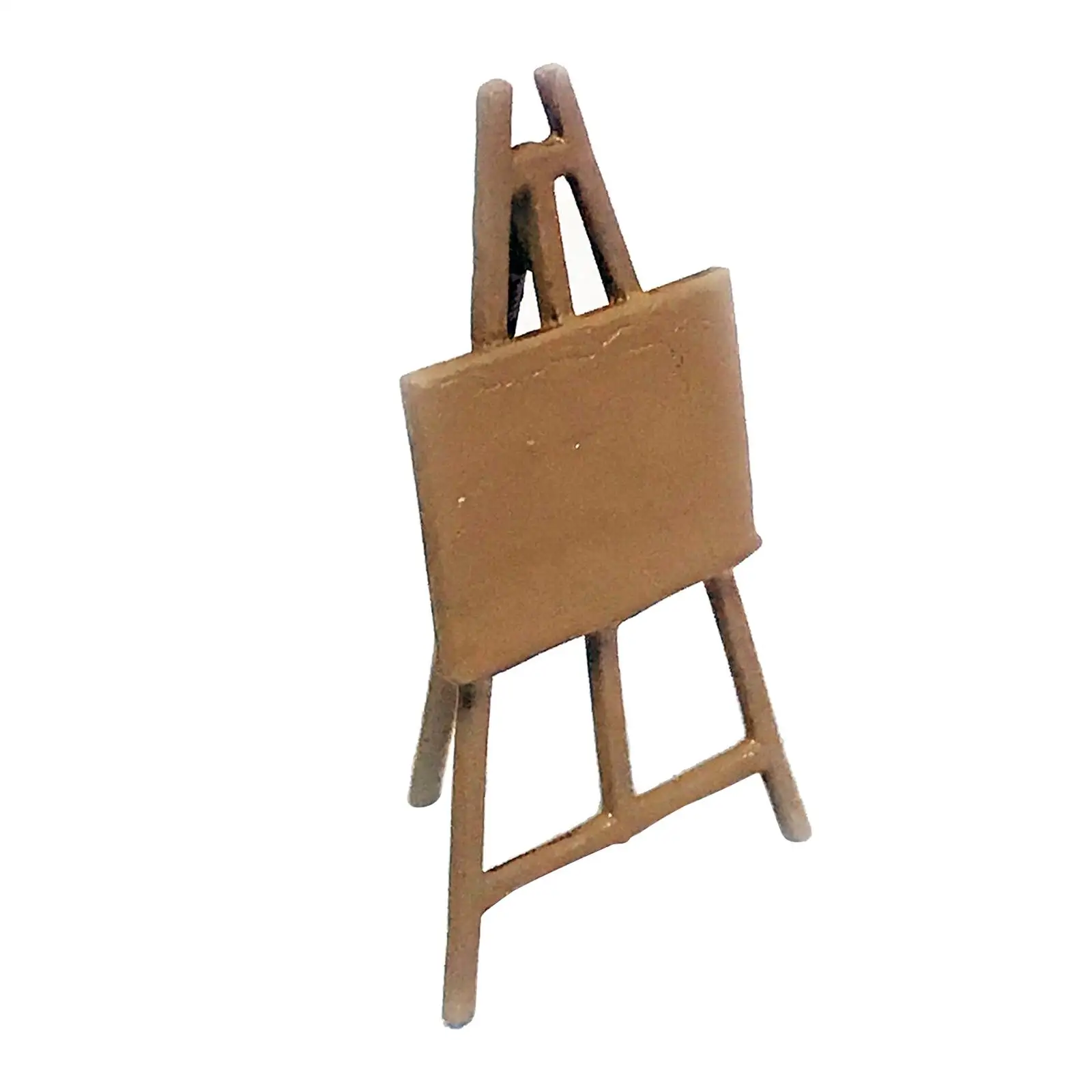 Simulation Miniature Easel Dollhouse Furniture Living Room Decor Oil Painting Easel