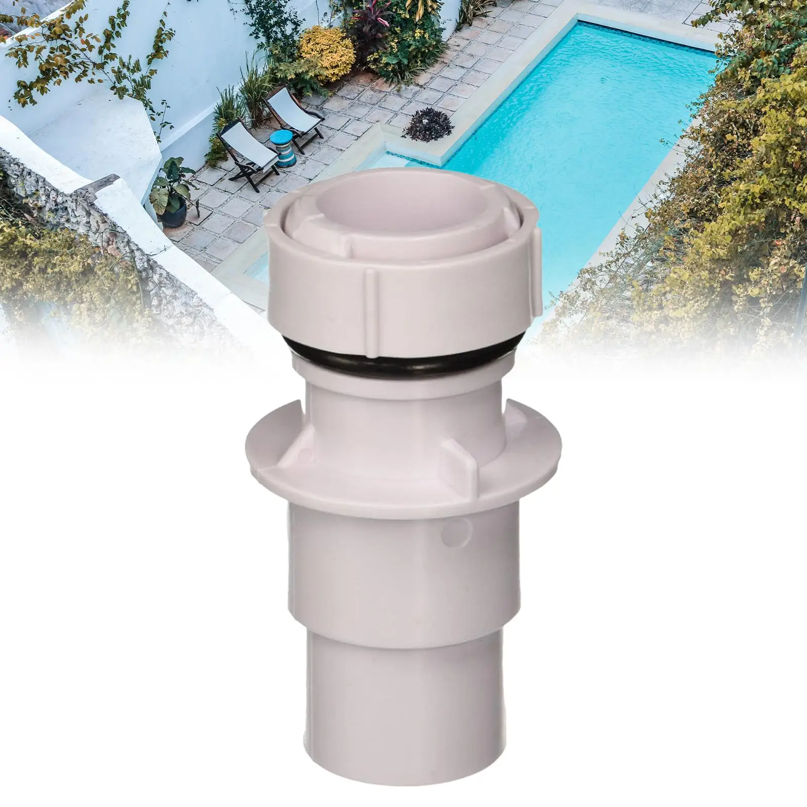 4552 Skim Filter Pump Adapter Durable Pool Cleaning Fittings for Skimmer Plumbing Connection above Ground Pool Pump Supplies