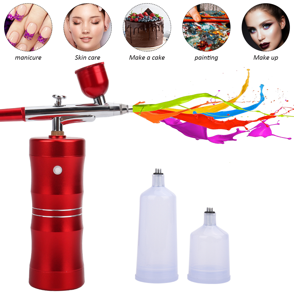 Best of Oxygen Injector Moisturizing Beauty Machine Air Brush Sprayer Portable USB Charging High Pressure Water Oxygen Wireless Airbrush Reviews & Tips