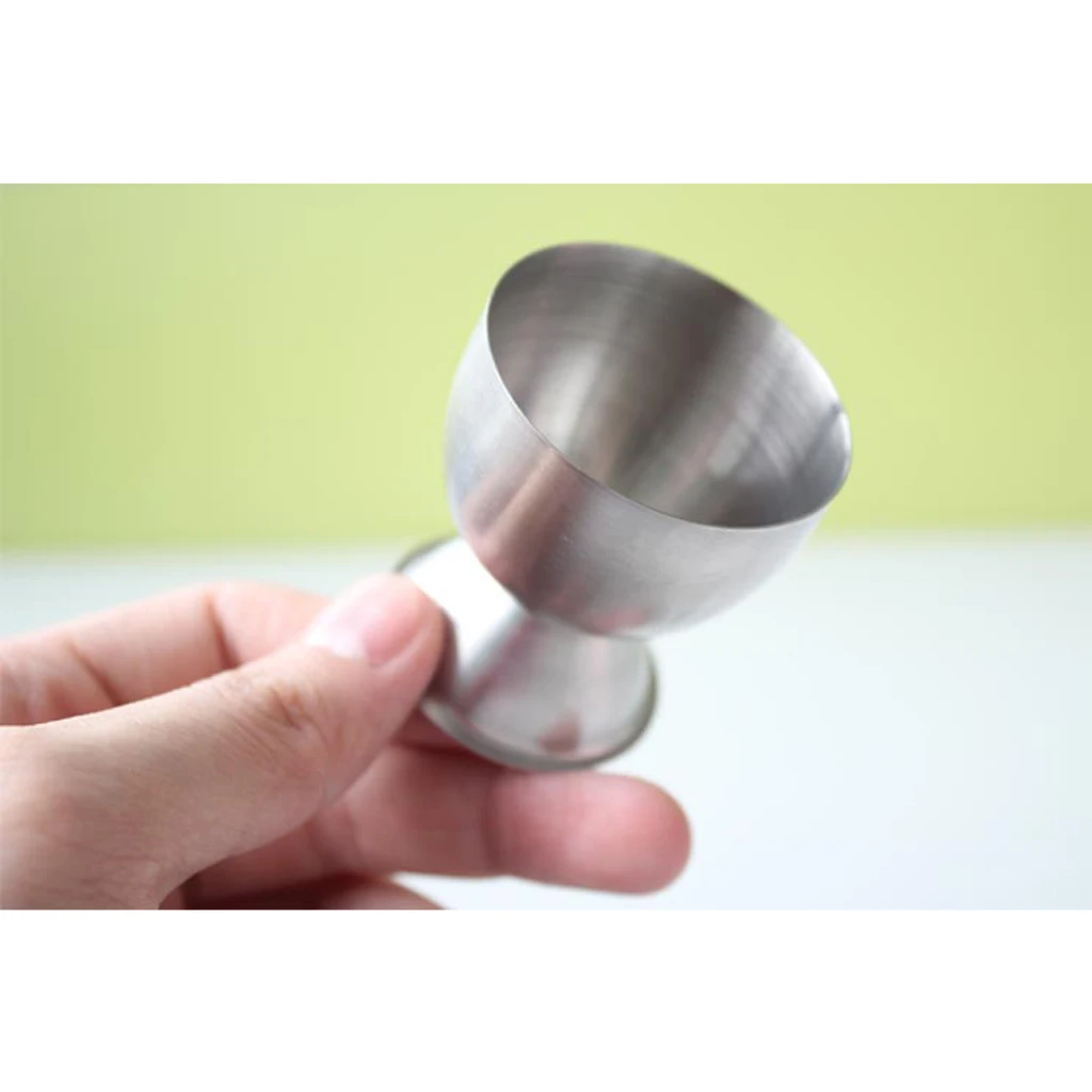 Stainless  Boiled Egg Cups Egg Holder Tabletop Cup Kitchen Tool