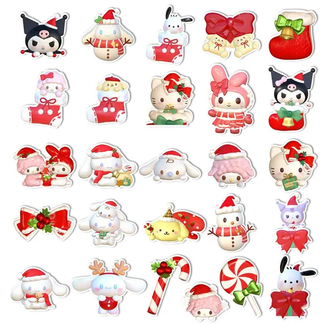 Hello Kitty Christmas Sticker Sheet