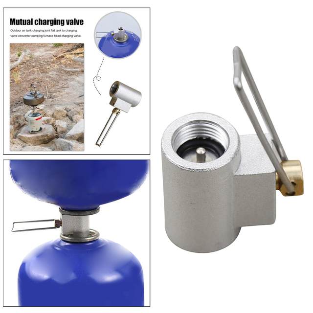 Travel Picnic  Refill Head Cooker Gas  Filling Valve Connector