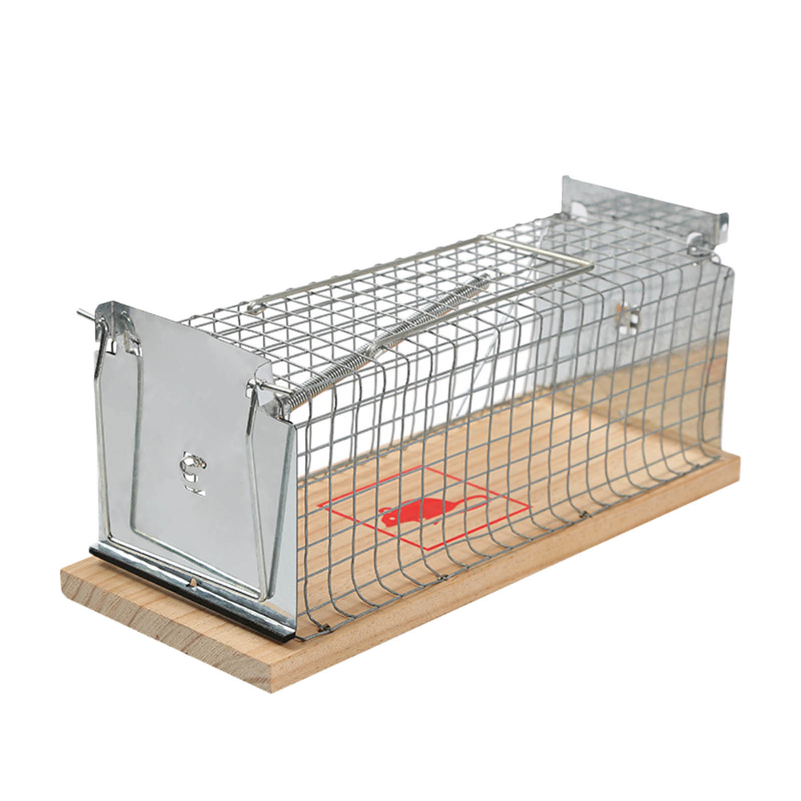 Description Picture 4 of itemSmart Self-Locking Mousetrap Rat Trap Iron Net Household Mouse Catcher Metal Reusable Humane Trap Catch Indoor Outdoor Rat Cage