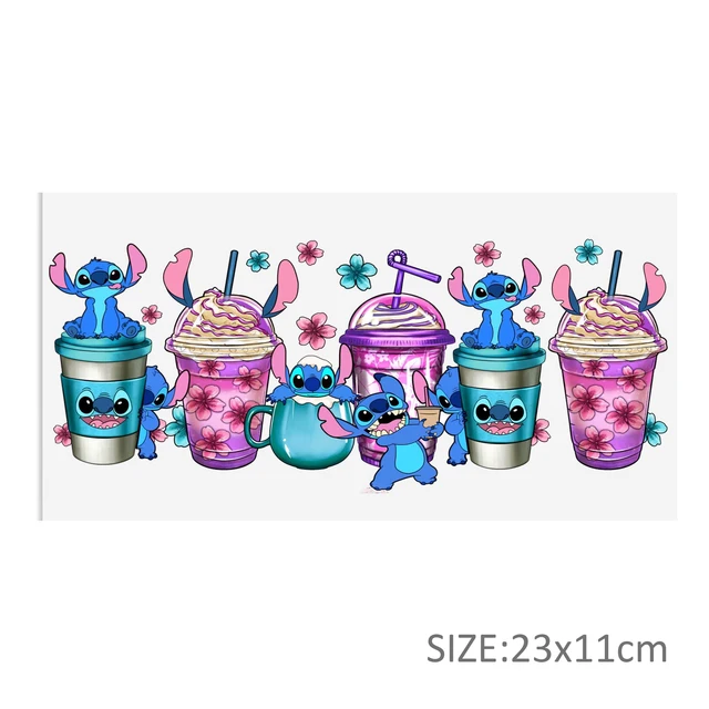Disney Lilo & Stitch Uv Dtf Cup Wrap Sticker - Customizable