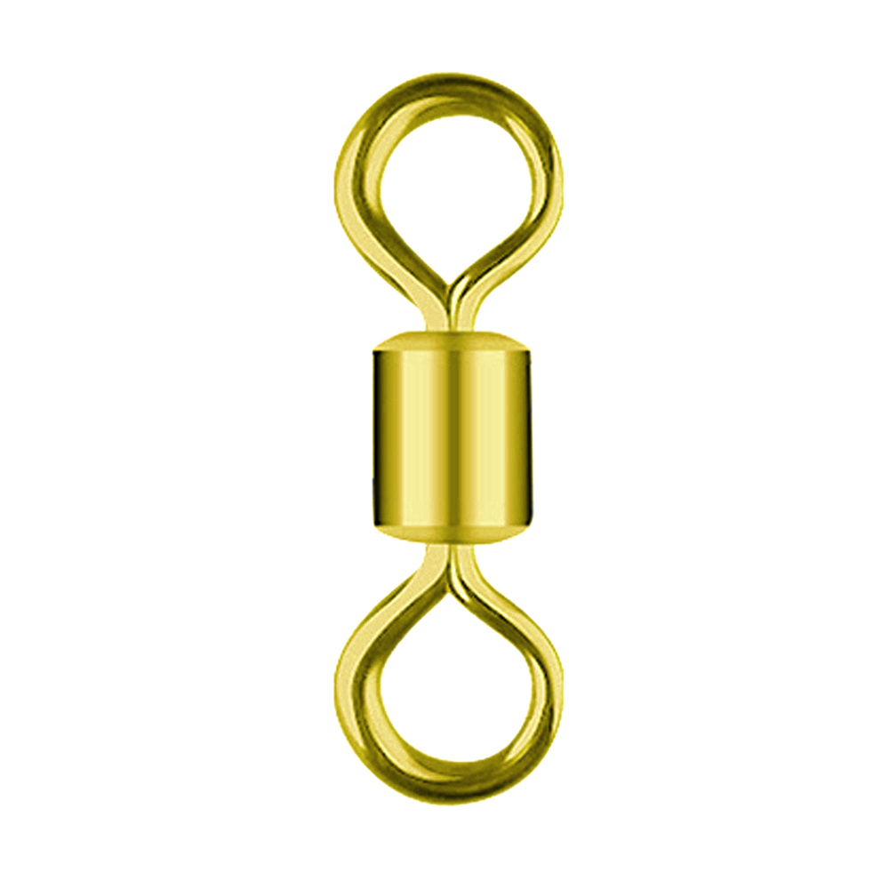 DNDYUJU 50 teile/los Bunte Angeln Wirbel Kugellager Fisch Roll Wirbel Stecker Mit Solide Ring Pesca Angeln Zubehör – Detail 2