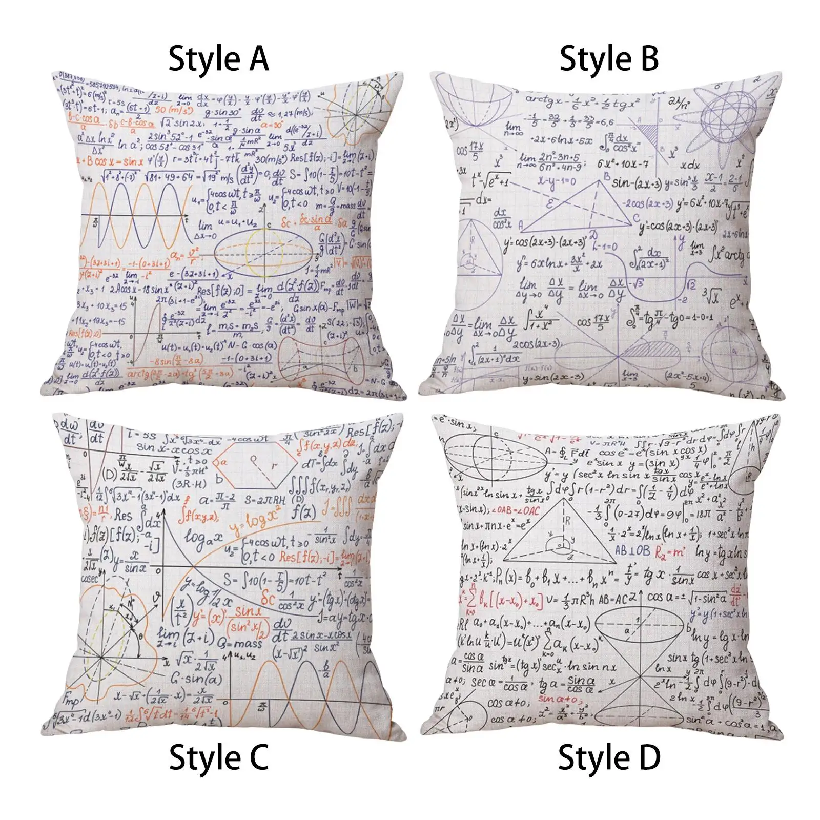 Modern Throw Pillow Case Cushion Cover with Zipper Soft Couch Pillow Cover