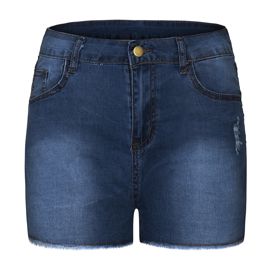 Title 25, Shorts Denim Jeans Woman Denim Shorts Broken Cr...