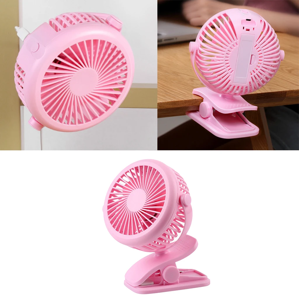 360° Portable  USB Rechargeable Fan Cooling for Laptop Desk Home BBQ