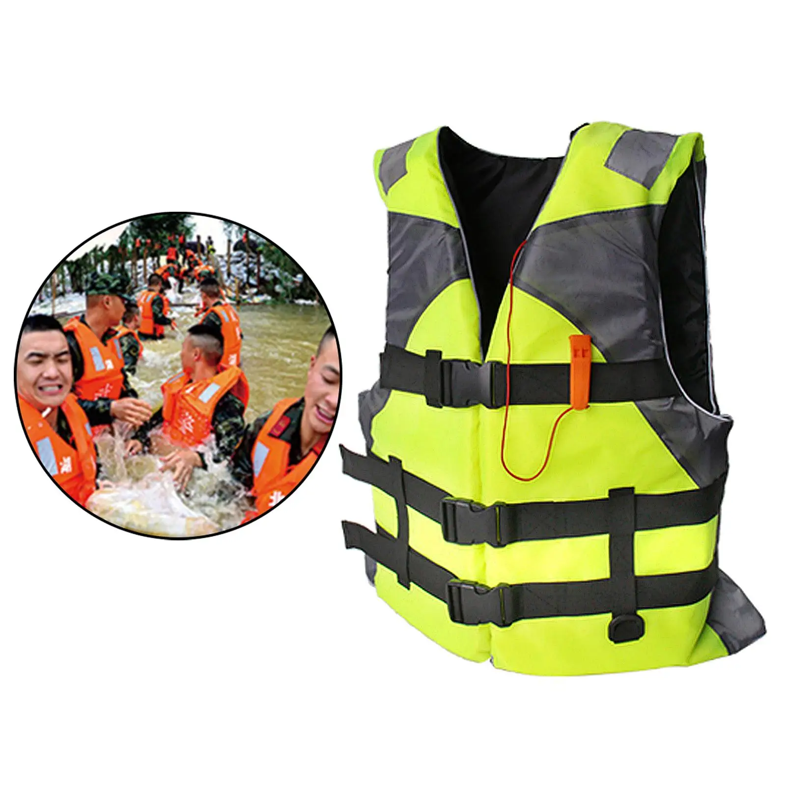 Outdoor Rafting Life Jacket Vest Children and Adult Swimming Snorkeling Wear Fishing Suit