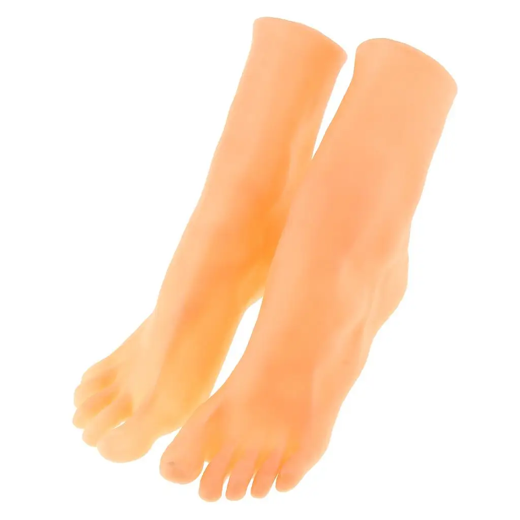 2 pieces decorative foot decorative leg stocking leg mannequin mannequin