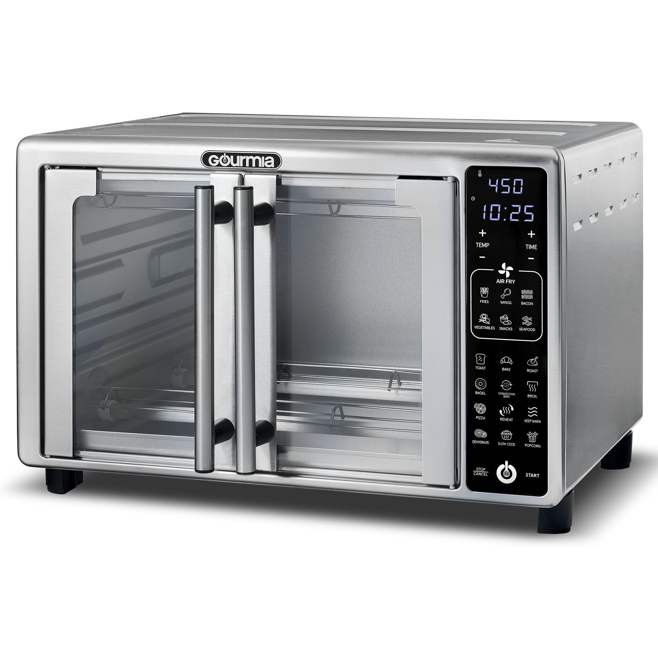 Title 4, 6-Slice Digital Toaster Oven Air Fryer with 19 ...