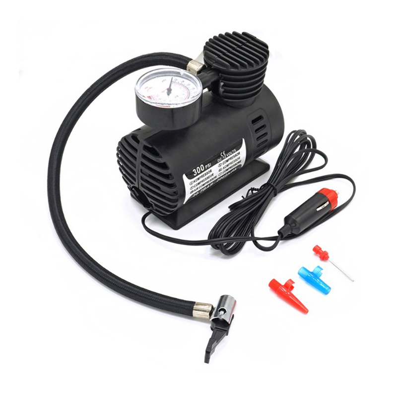 Nombre 3, Mini bomba de compresor de aire portátil, 12V, 300psi, Inflador de neumáticos, 15LPM, inflado rápido para motocicleta, Kayak y bicicleta